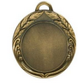 Medal, "Insert Holder" Laurel Leaf Design - 2-3/4" Dia